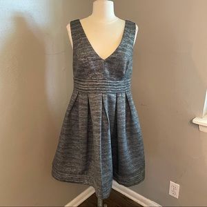 Shoshanna Grey and Silver Size 8 Dress